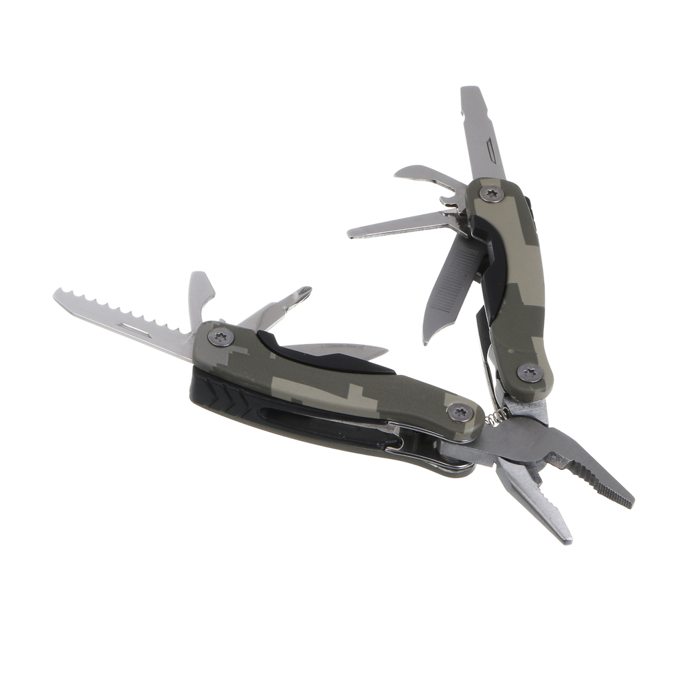 Мультитул многофункциональный тм BY Русские Супергерои, 15 функций, нержавеющая сталь, 9,9 см - #3