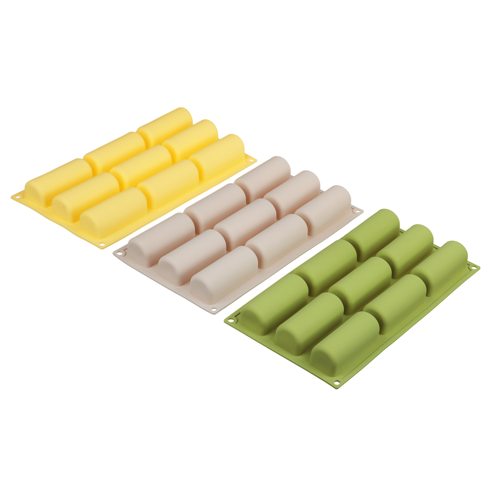 VETTA Форма для выпечки 9 ячеек 29,5х17х3,5см "Сырки", силикон, 3 цвета - #1
