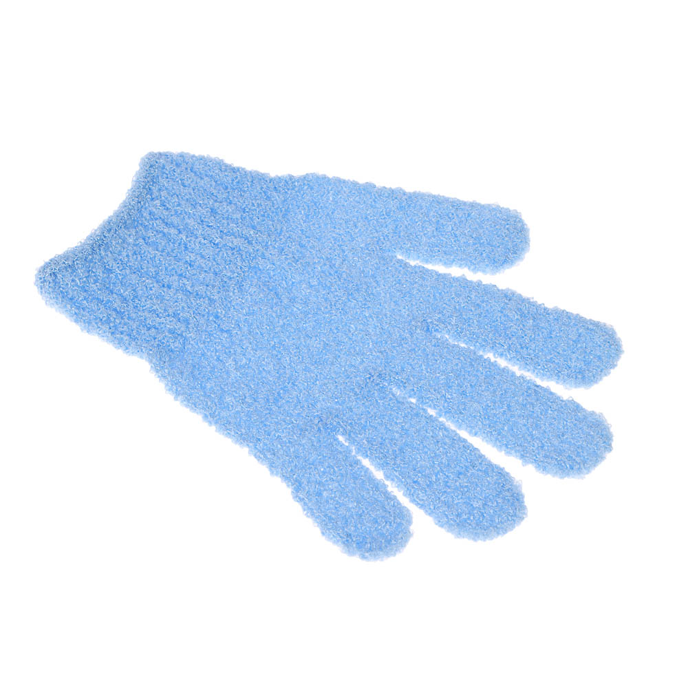 Мочалка перчатка тм ЮL с отшелушивающим эффектом, полиэстер, 18см, 5 цветов, МС24-06 - #13