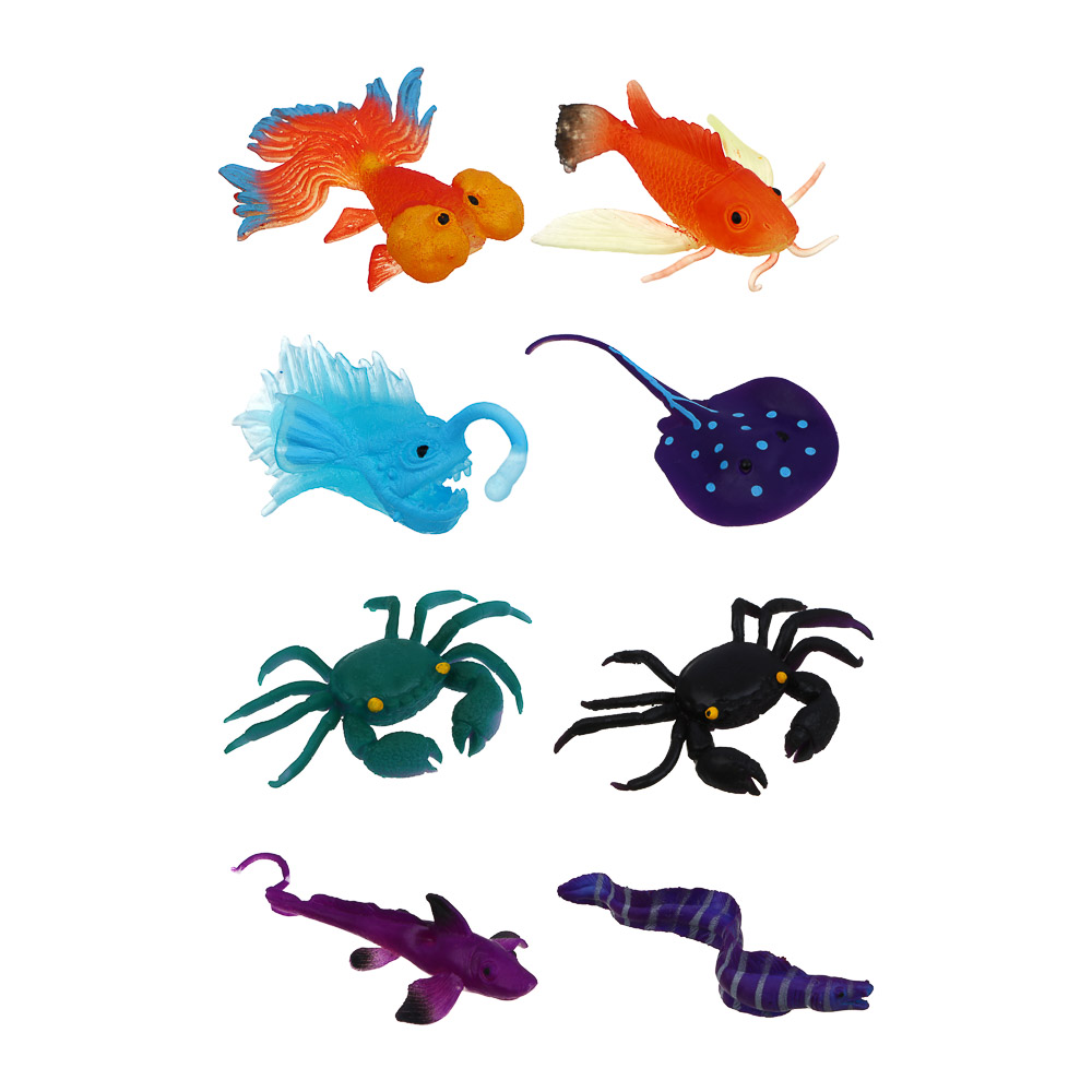 ИГРОЛЕНД Игрушка - сюрприз, меняет цвет "Морской Мир", TPR, микс - #2