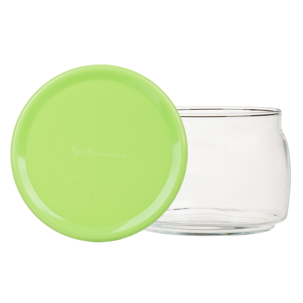 PASABAHCE Чешни Банка стеклянная с пласт. крышкой 420мл, стекло, 43002SLB - #3