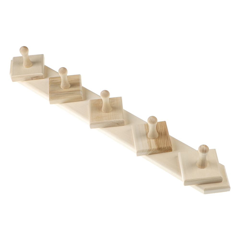 Вешалка 5 крючков, липа "Добропаровъ" - #2