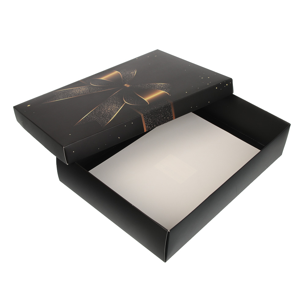 Коробка складная 32x23x7,2см, бумага, 4 дизайна - #6