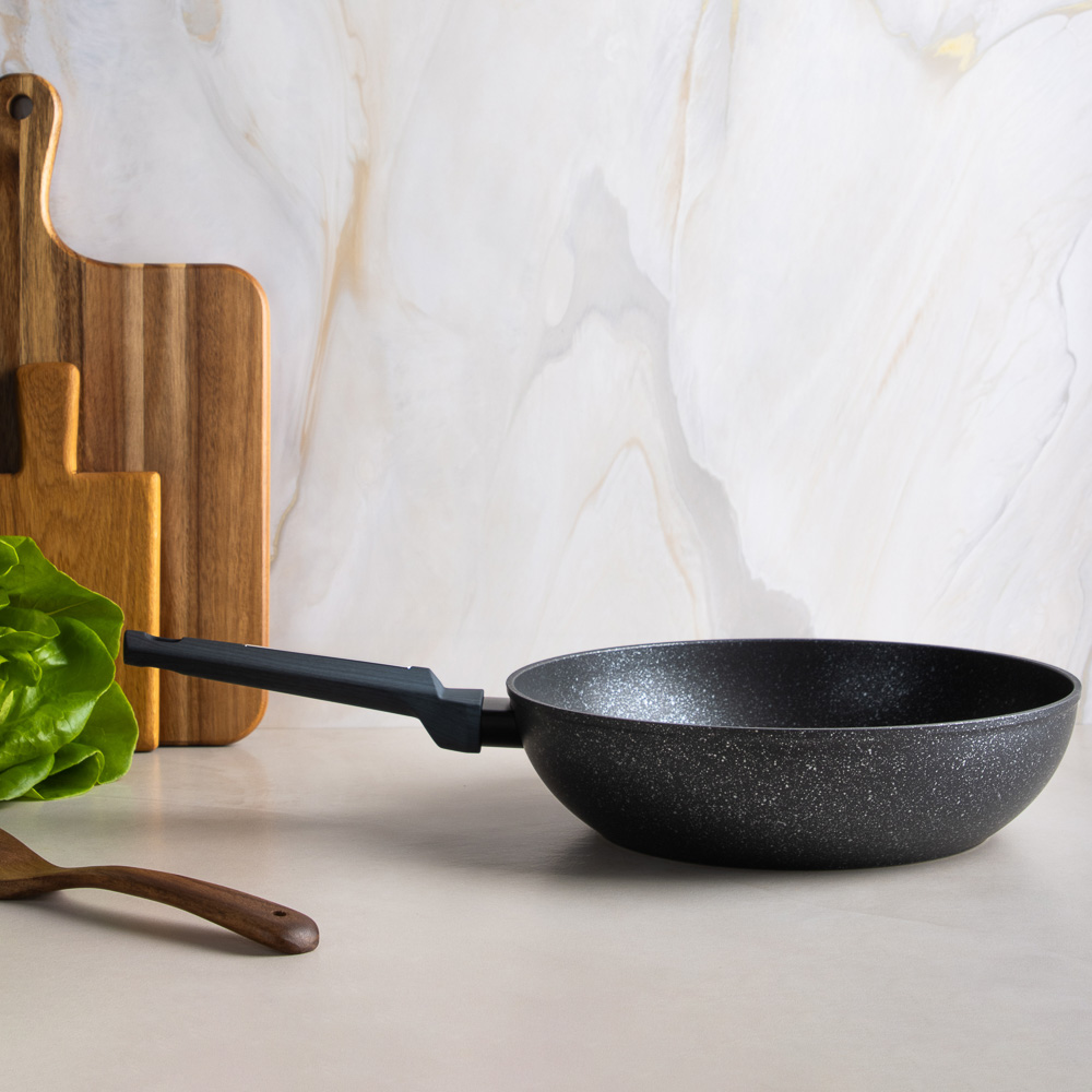 SATOSHI Гардан Вок литой d28см, антипригарное покрытие мрамор, индукция - #13