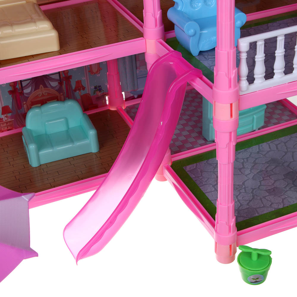 ИГРОЛЕНД Дом для куклы с акс., питомцами и  куклой, ABS, PP, - #9