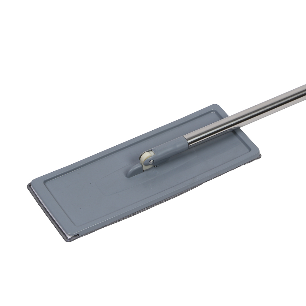 VETTA Набор для уборки: швабра, ведро с механизмом отжима, 2 насадки, микрофибра - #15