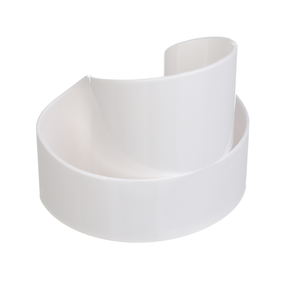 Органайзер для ватных дисков и палочек тм ЮНИLOOK, пластик,10,5х7,5х9 см, белый - #4