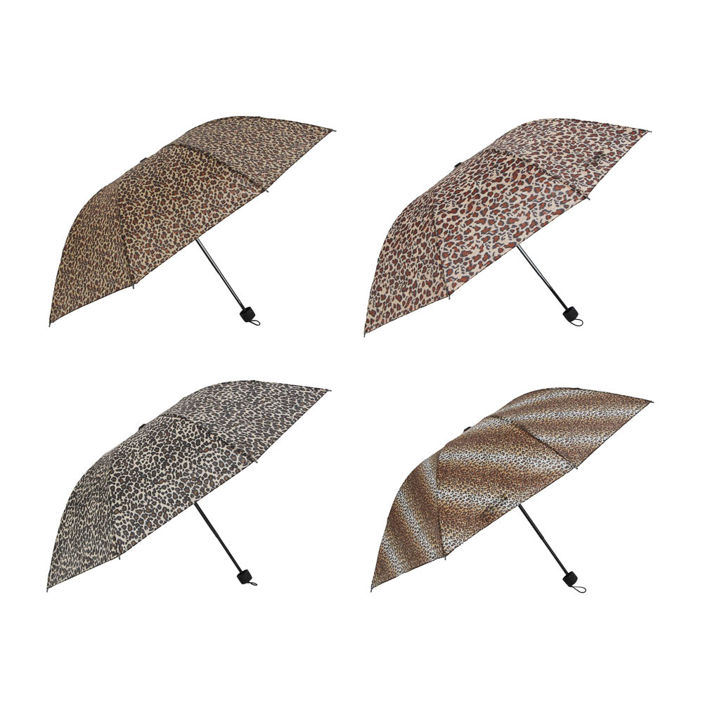 Зонт женский, механика, сплав, пластик, полиэстер, 55см, 8 спиц, 4 цвета, RST305L - #1