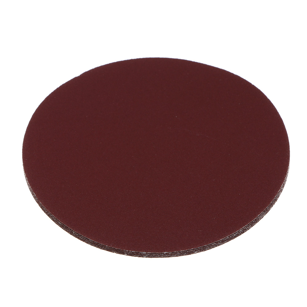 ЕРМАК Круг шлифовальный из абразивной бумаги на велкро основе, без отверстий, P180, 125 мм, 5шт. - #2