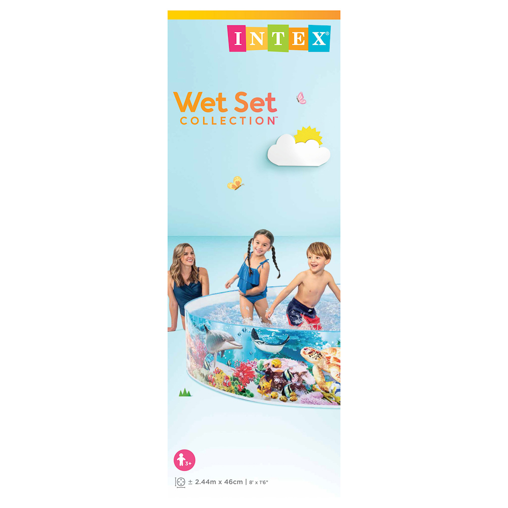 INTEX Бассейн 244х46см, коралловый риф снапсет, от 3 лет, 58472NP - #3