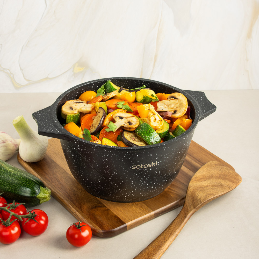 SATOSHI Монфор Казан 22х12,5см, 3,7л, литой алюминий, индукция - #13