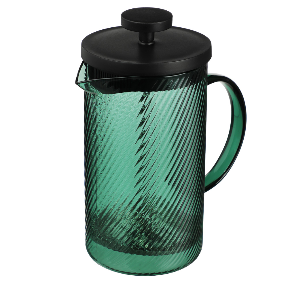 Новогодняя коллекция Щелкунчик Френч-пресс 600мл, жаропрочное стекло - #4