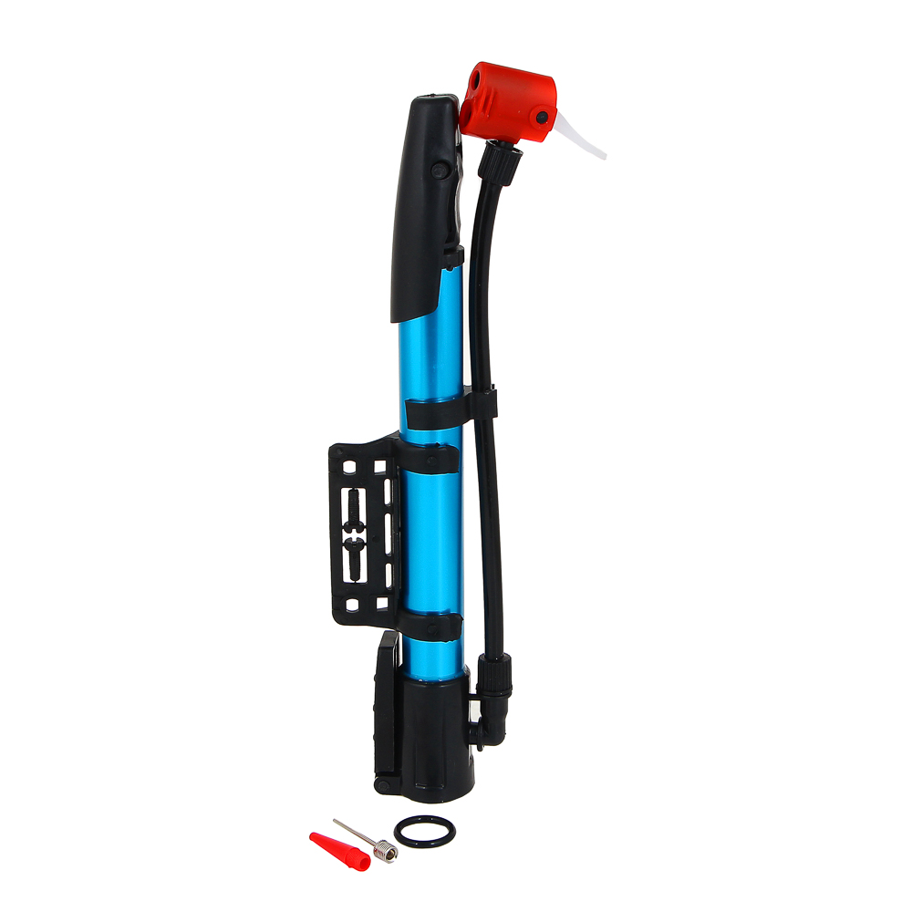 Насос велосипедный, тм BY SPORT, (шредер, преста), 32.5х2.7см, пластик, металл, 3 цвета - #4