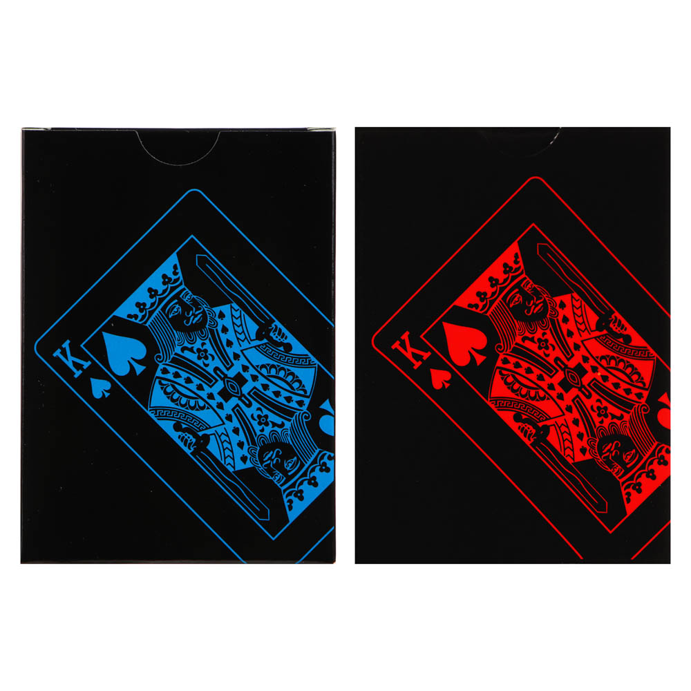 Карты пластиковые, с флуоресцентным слоем, 2 цвета - #6