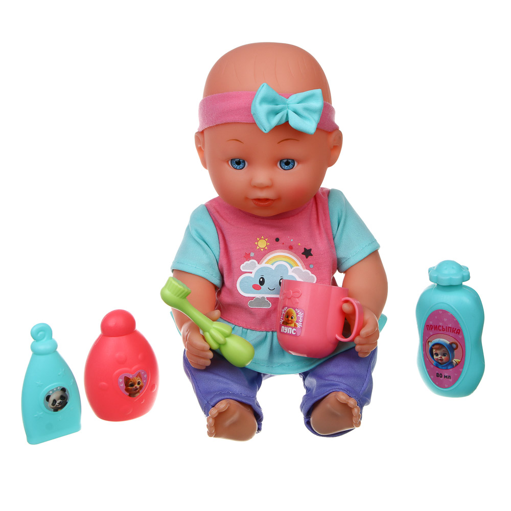 ИГРОЛЕНД Пупс 30 см с аксессуарами, PP, PVC, полиэстер, ABS, 41x10,5x33 см - #5