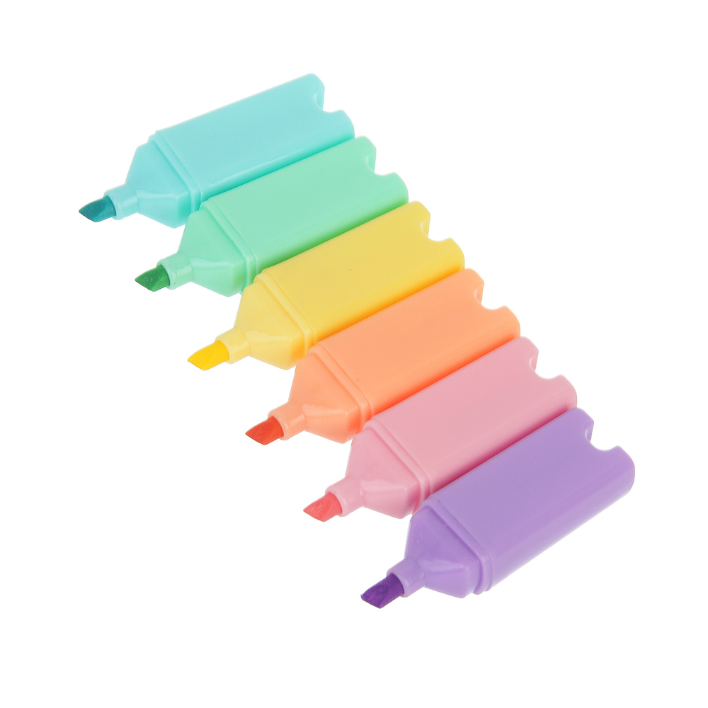 Набор маркеров-выделителей, 6 штук, 6 цветов - #3