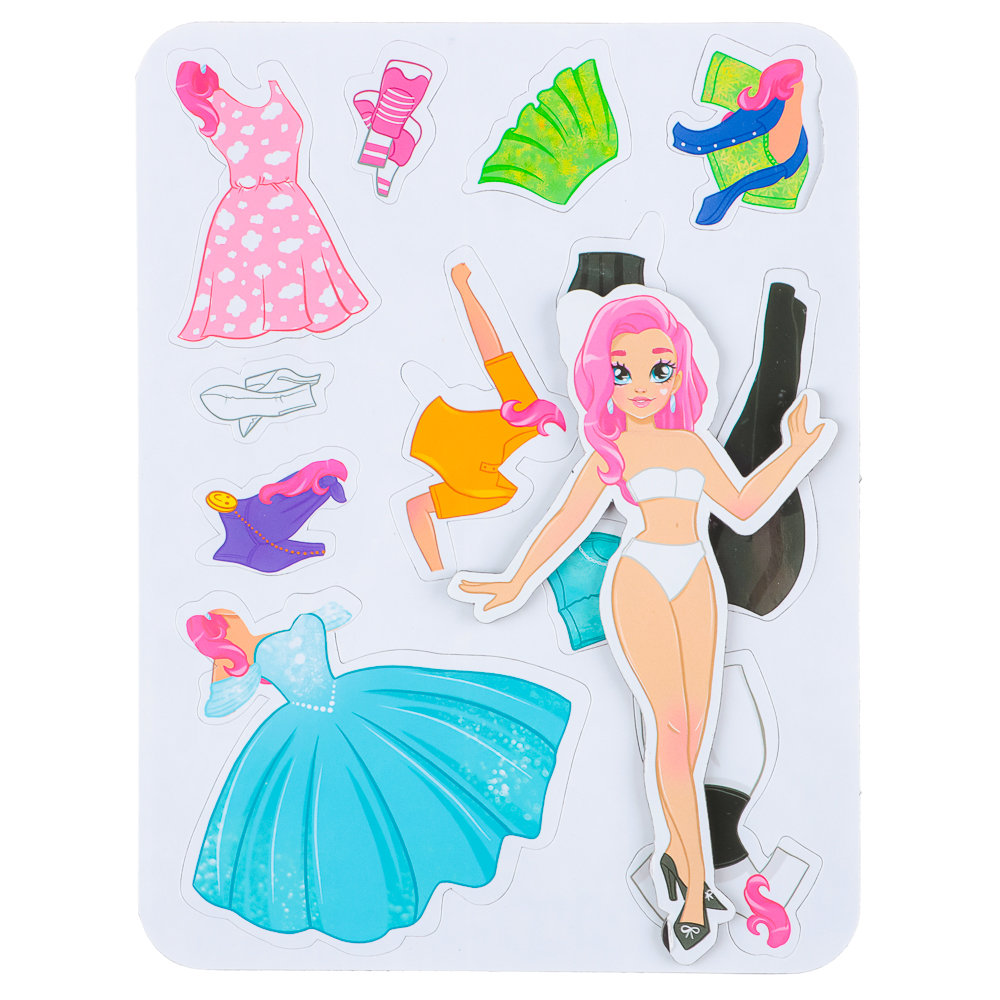 Кукла магнитная с нарядами "Стильный образ" ХоббиХит  - #11