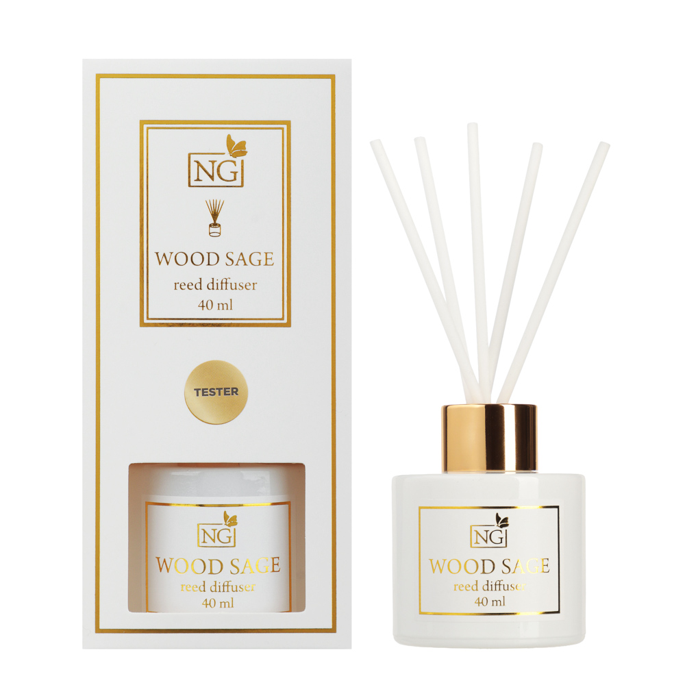 NEW GALAXY Диффузор LuxWhite, 40 мл, Wood sage - #1