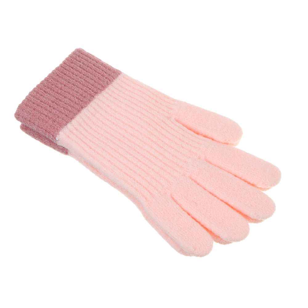GALANTE Перчатки детские с начесом однослойные, р.14, 100% полиэстер, цвет в ас-те, ОЗ25-36 - #5