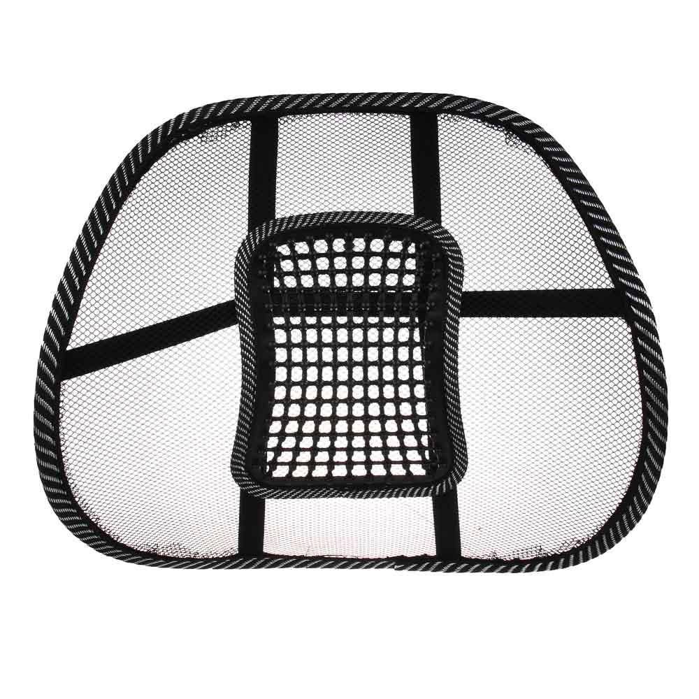 Ортопедическая спинка на сиденье тм ЕРМАК, с массажером на сиденье, 36,5x39 см - #4