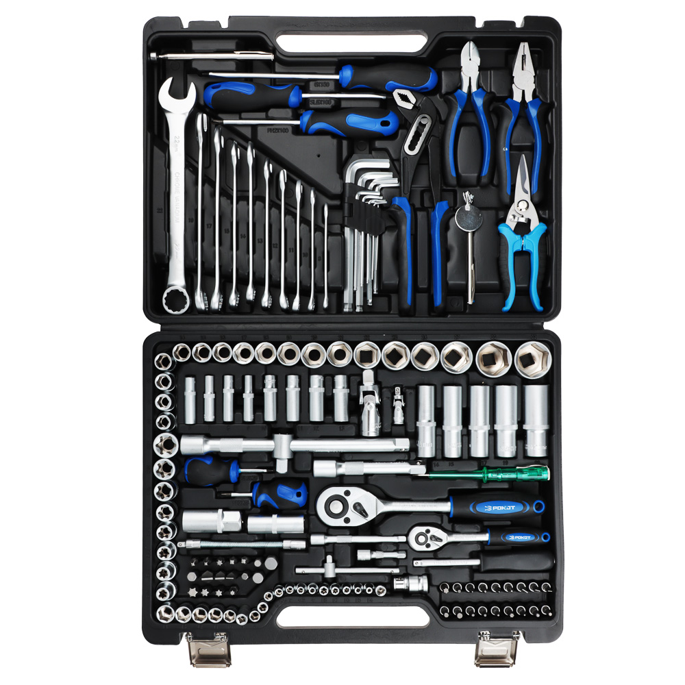 РОКОТ Набор автомобильных инструментов 140 предметов - #1