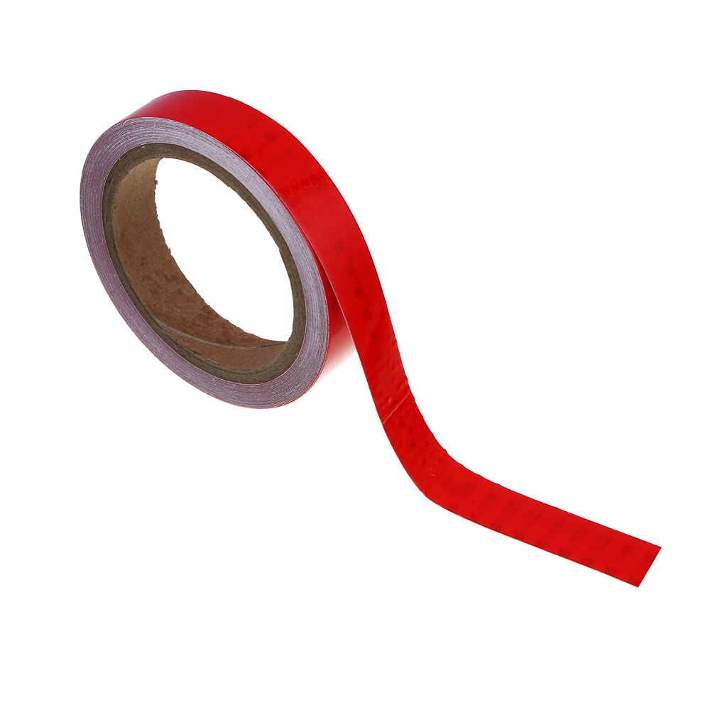 РОКОТ Лента светоотражающая 2см x 8м, красная - #3