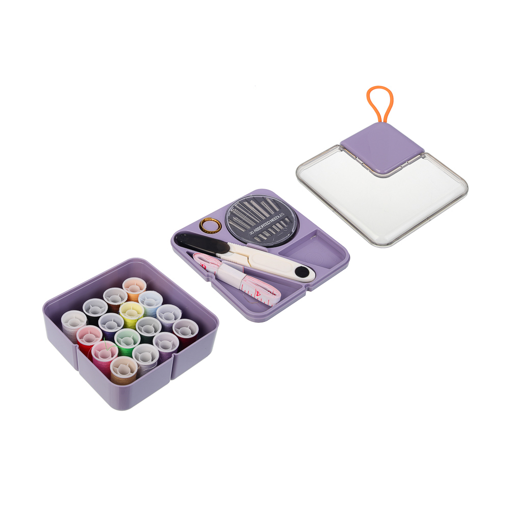 Набор швейных принадлежностей, 21 предмет, АБС, 11,7х5,6см, 4 цвета - #6