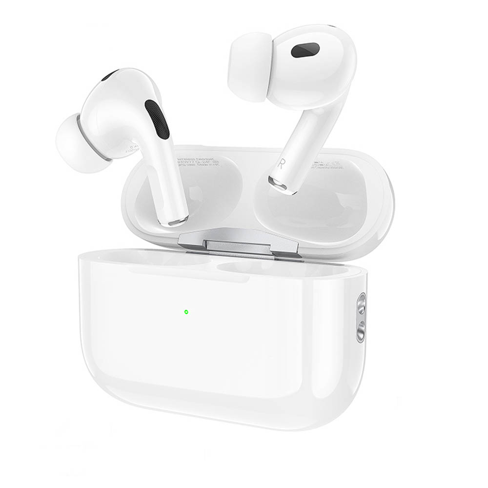 Наушники беспроводные TWS hoco. модель EW77, внутриканальные, 300/30мАч, BT5.4, белый - #3