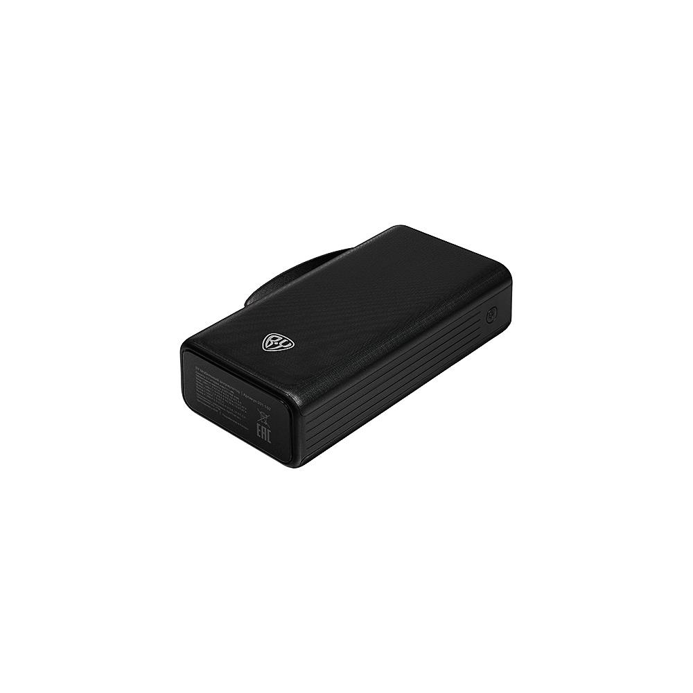 Аккумулятор мобильный BY 30000мАч, 2xUSB-A, 2xUSB-C, 20W, 3A, цифровой индикатор, пластик, чёрный - #5