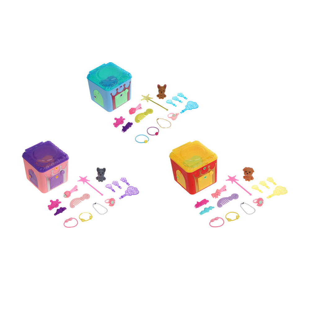 ИГРОЛЕНД Питомец с акс. "Коробка-сюрприз", ABS, 8,8х8,8х8,8 см, 6 диз. - #2