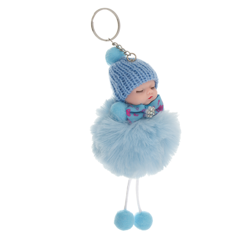 Подвеска мягкая "Куклёныш", полиэстер, иск. мех, PVC, металл, тм ИГРОЛЕНД, 1811-50 - #3