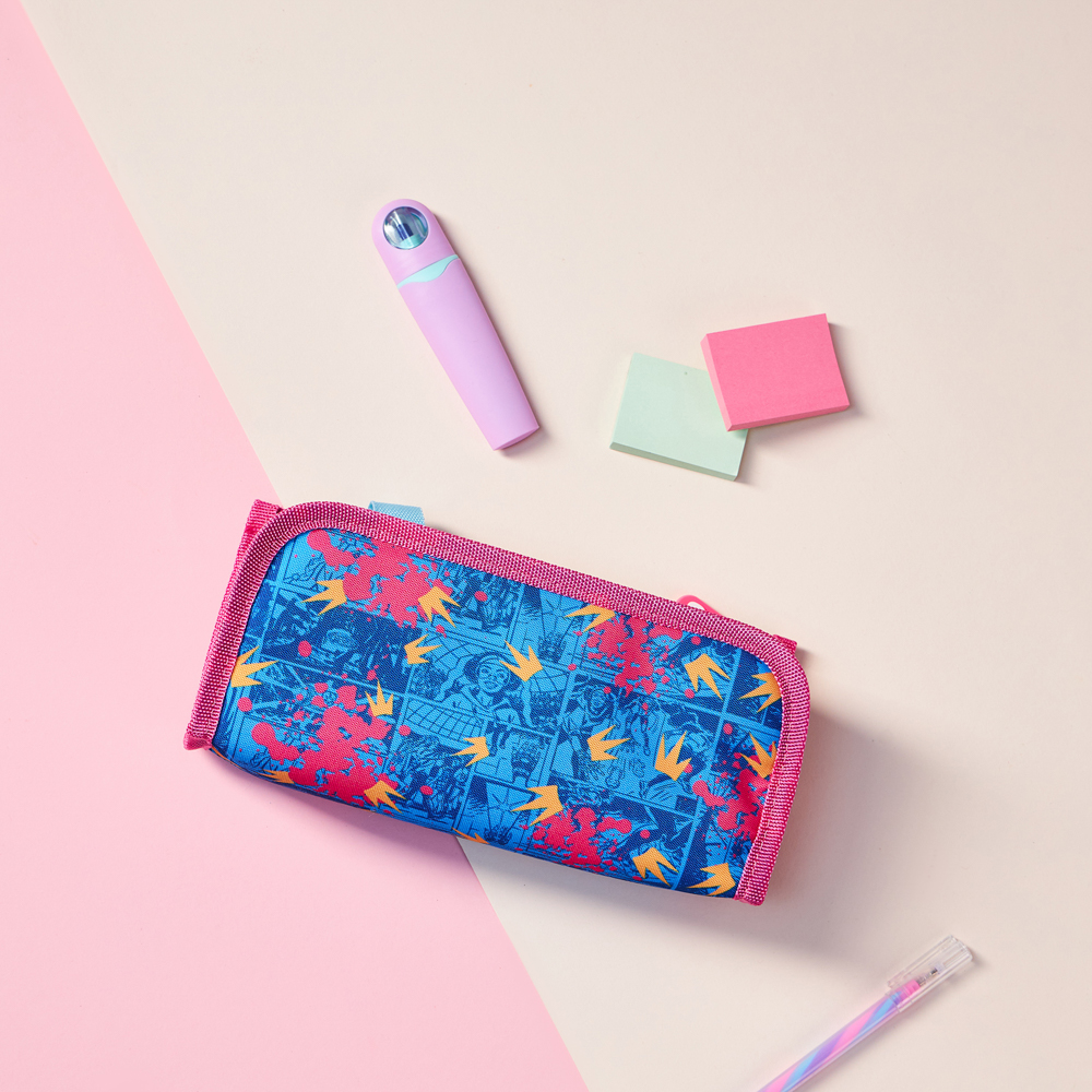 BY Русские Супергерои Пенал прямоуг., 21,5х10х5см, 1отд., 2карм., кошелек, откид.планка, "Заря Фешн" - #11