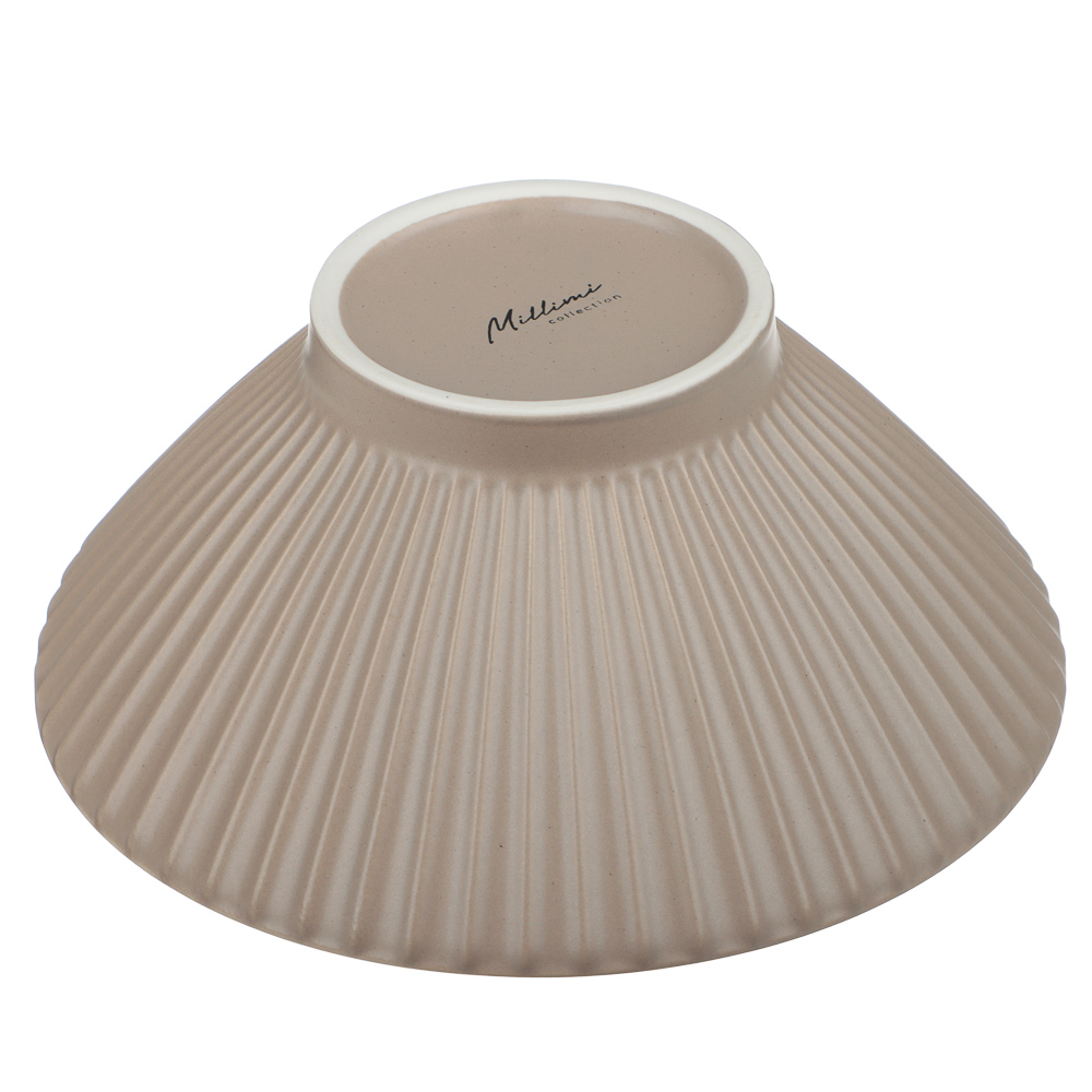 Салатник Лусия тм MILLIMI, 17,5см, фарфор, кофейный - #5