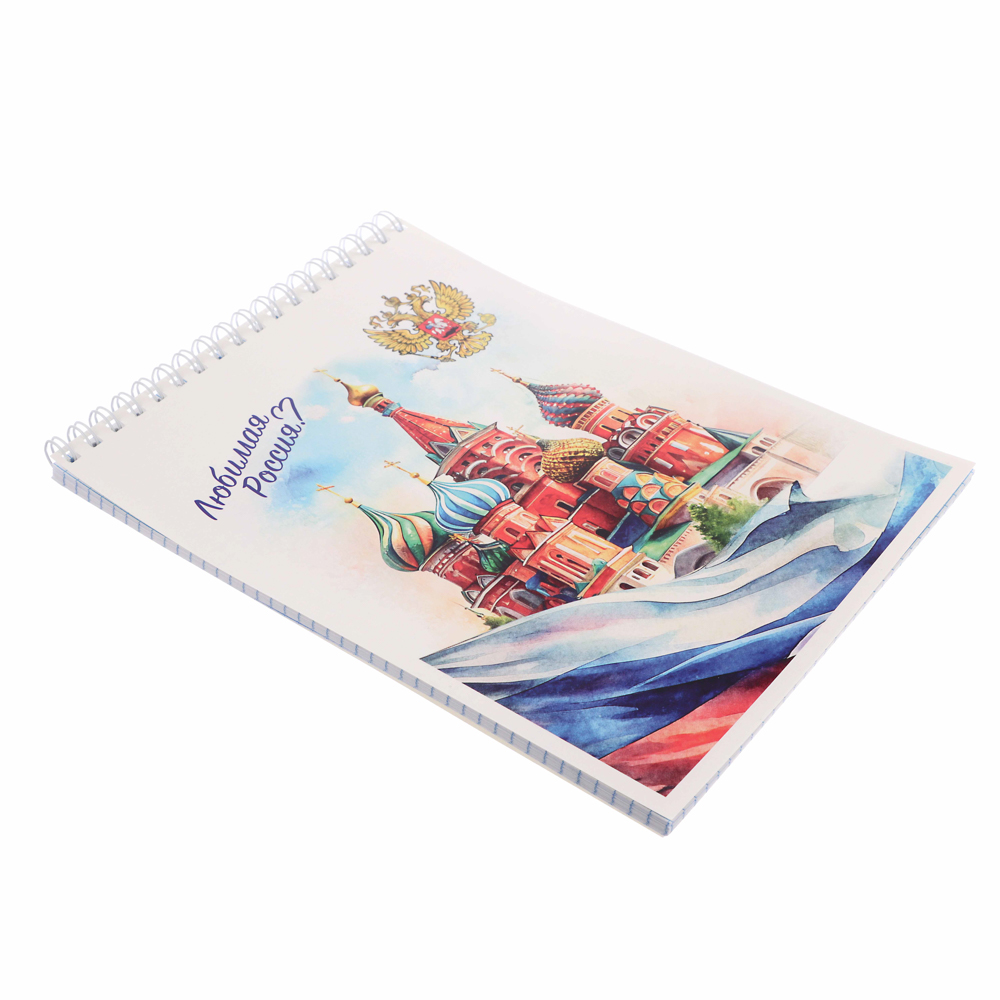 ClipStudio Блокнот А5, 40 листов, офсет, обложка картон, спираль, в клетку 8 диз. - #13