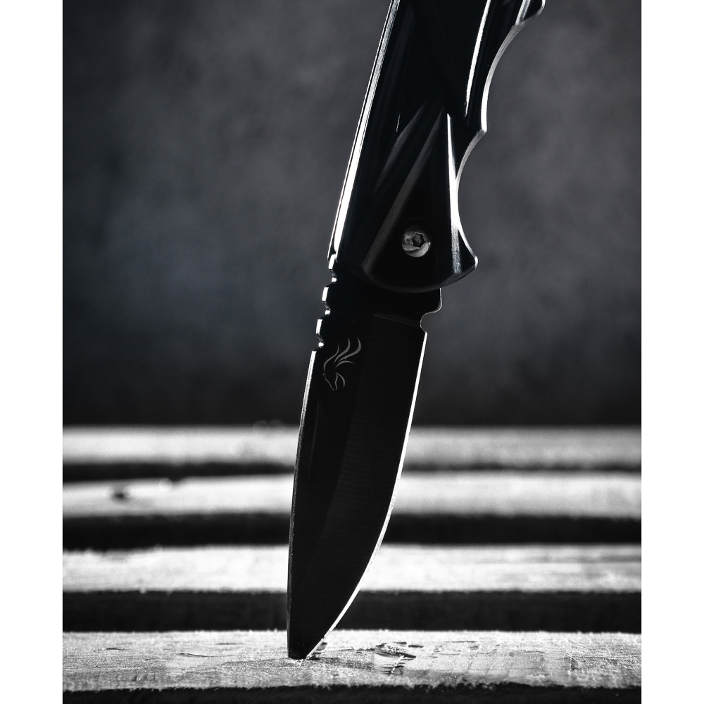 ЕРМАК Нож туристический складной 16см, нерж.сталь, арт.2 - #10