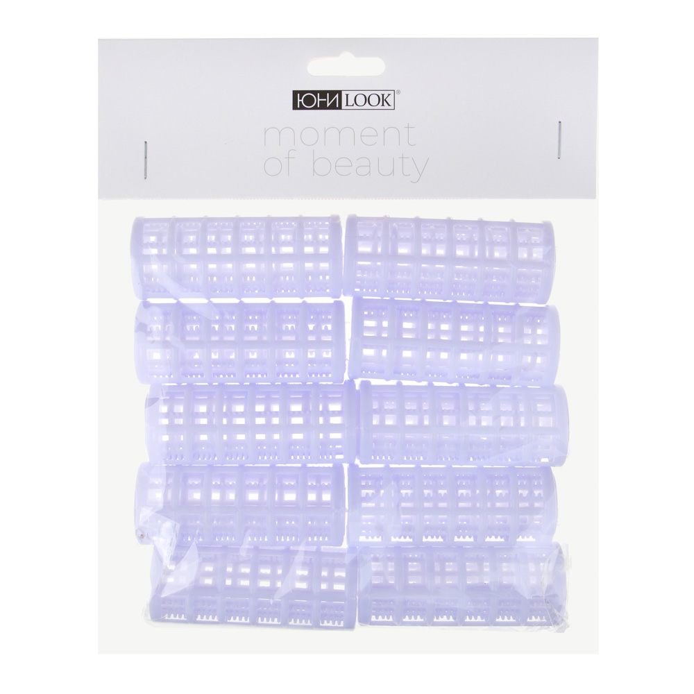 Набор бигуди ЮНИLOOK 10шт, пластик, 6,8х2,5см, 4 цвета, ACS-75 - #6