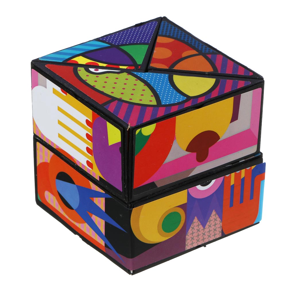 ИГРОЛЕНД Головоломка 3Д "Магнитный куб", PP, 6х6см, 3 дизайна - #8