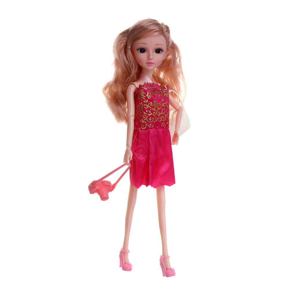 ИГРОЛЕНД Кукла 28 см с гардеробом и акс., PVC, PP, 46х6,5х32,5 см - #5