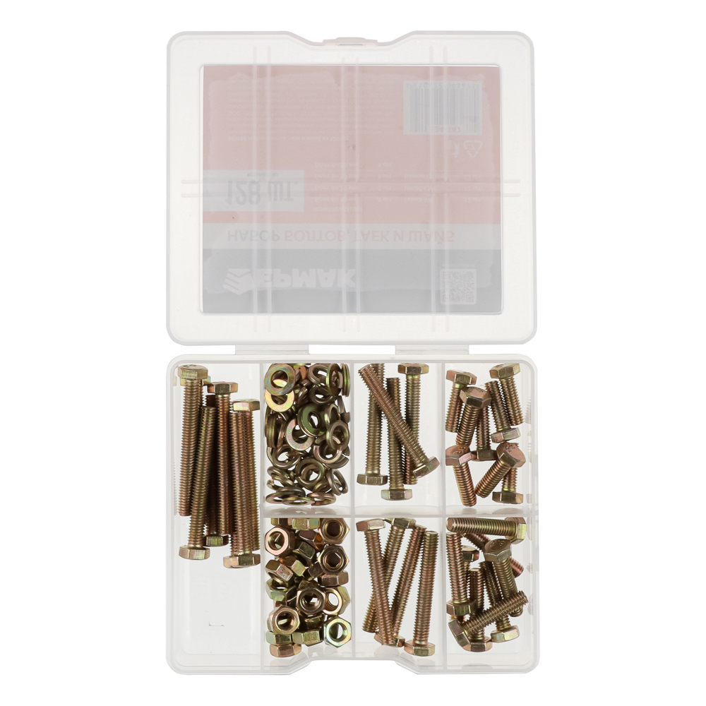 ЕРМАК Набор болтов, гаек и шайб из 128шт - #5