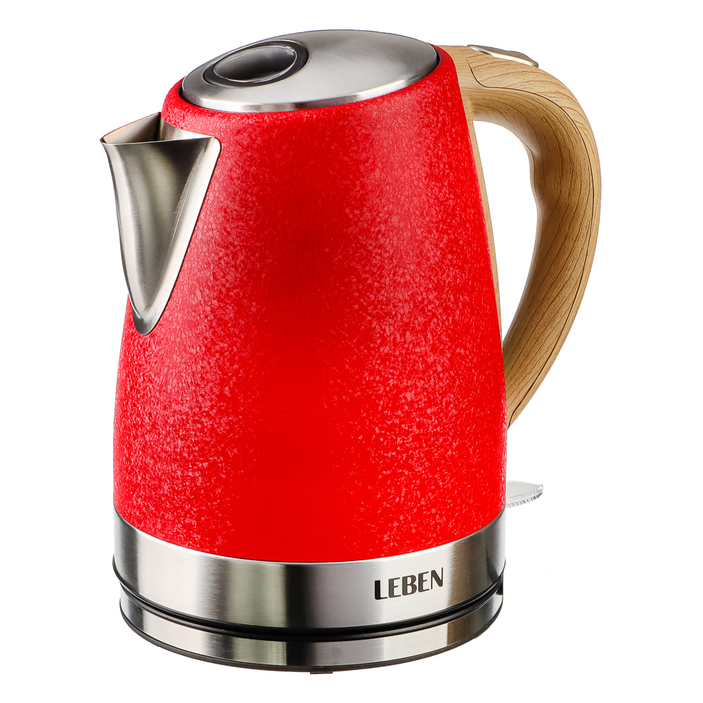 Чайник электрический LEBEN, 1,8 л, красный - #1