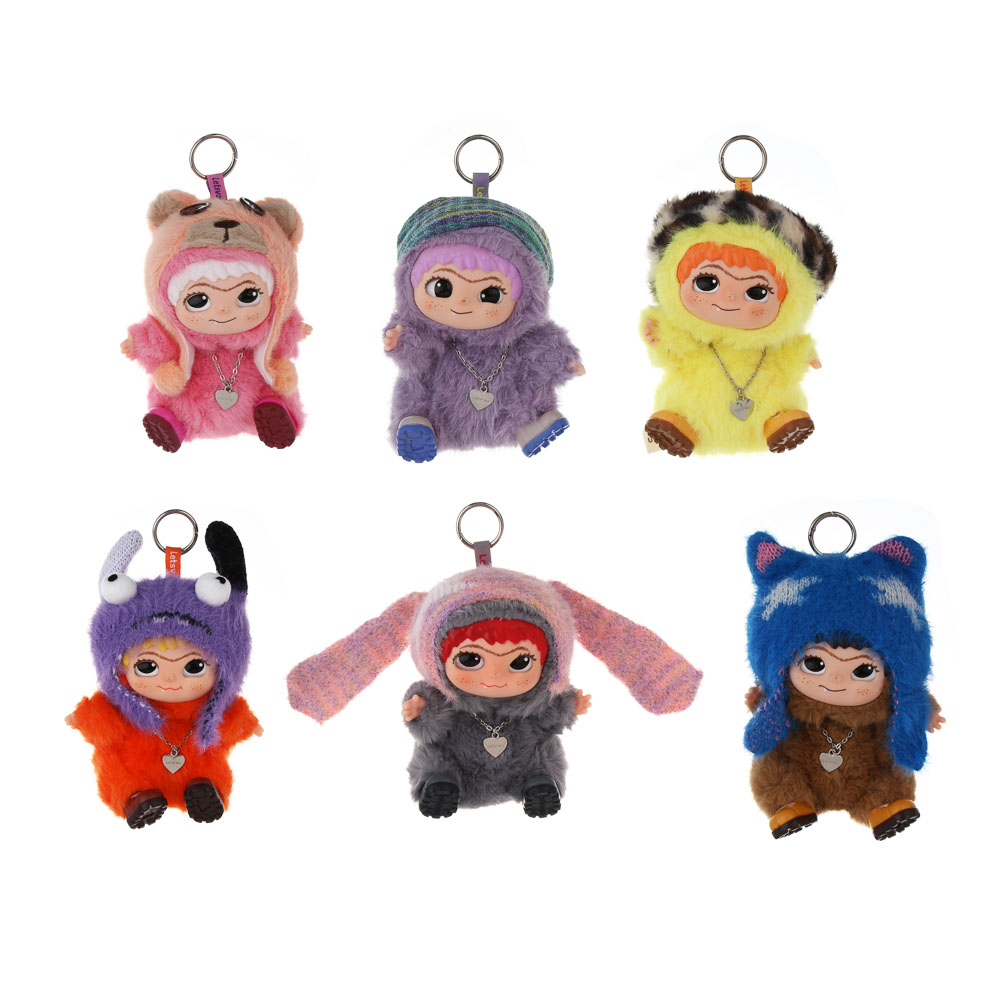 Игрушка мягкая "Смешнука" с подвесом, 16,5 см, PVC, полиэстер, металл, 6 видов - #1