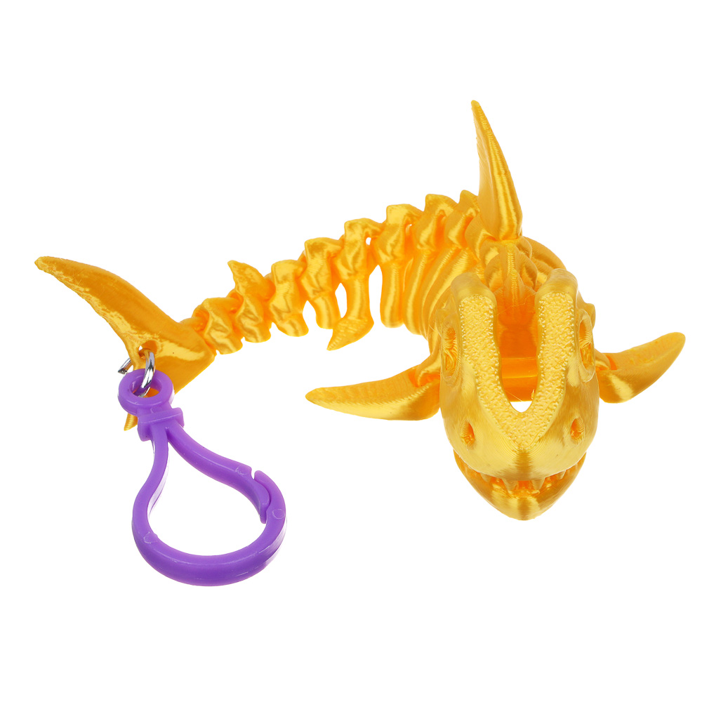 ИГРОЛЕНД Игрушка брелок 3D "Змея", PLA, 12см, 6 дизайнов - #5