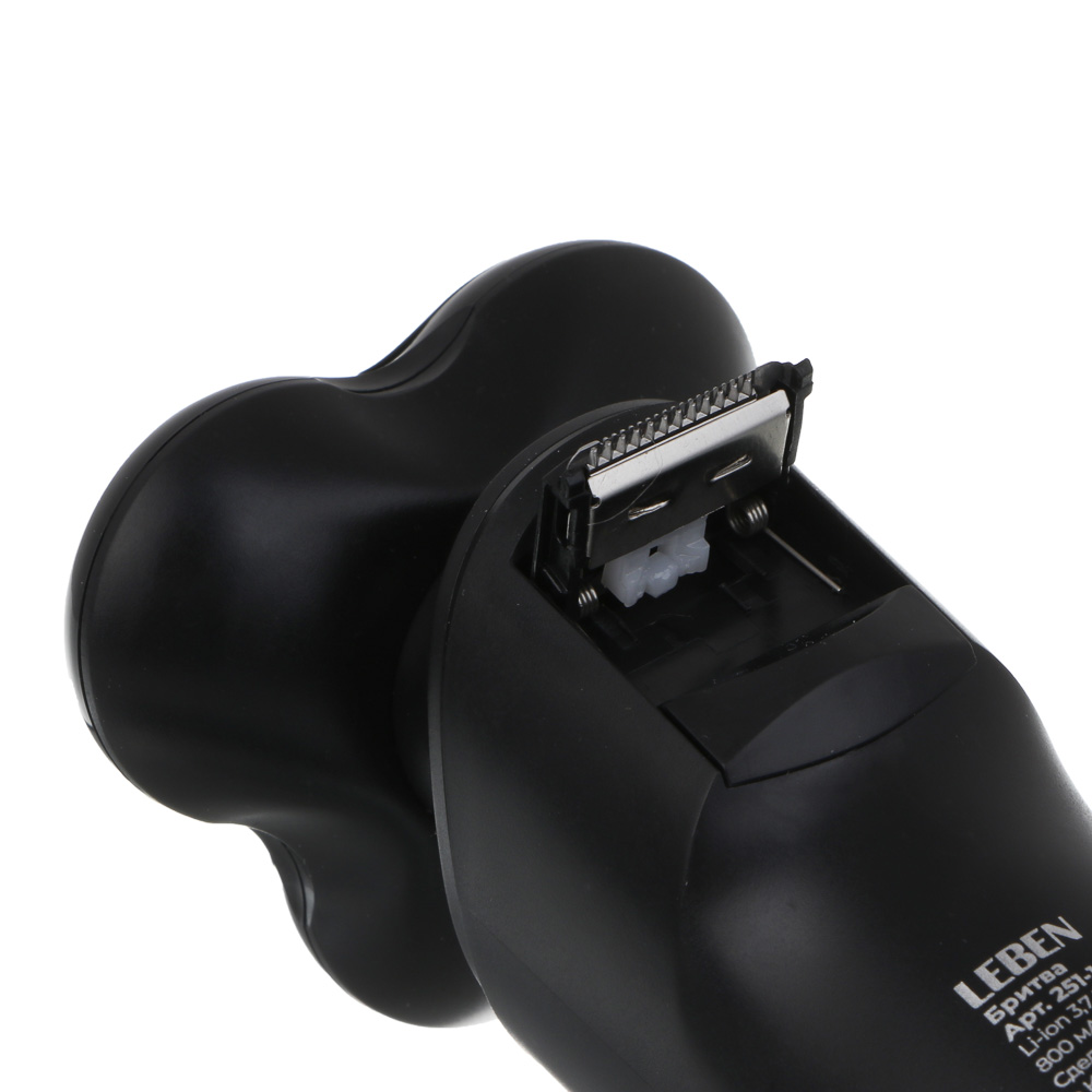 LEBEN Бритва с 3 плавающими головками, триммер, 7000об/мин, Li-ion 3.7в/800мАч, USB - #8