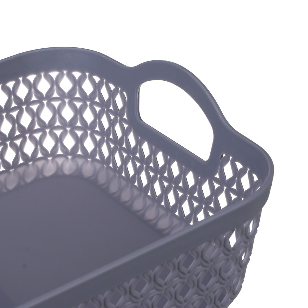 Корзина для хранения тм VETTA, пластик, 26,5х20,5х8,5см - #4