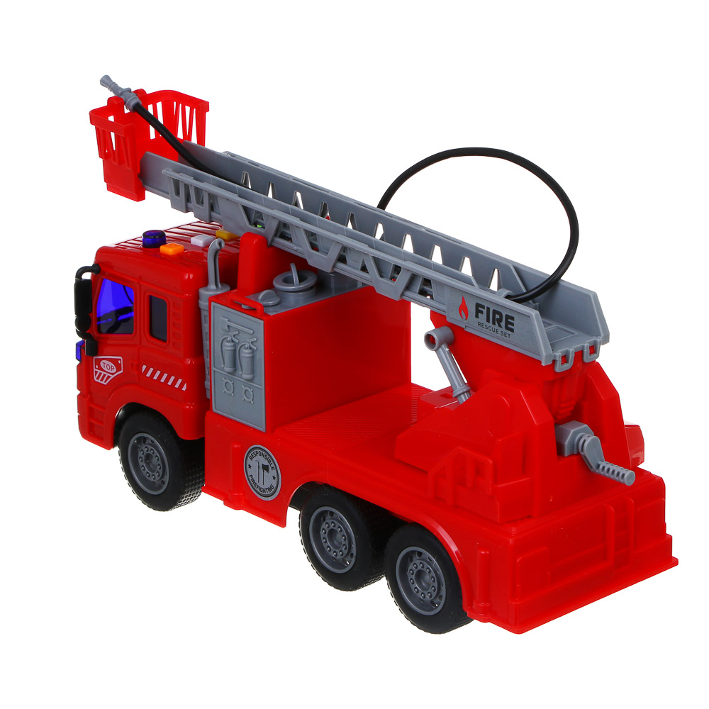 ИГРОЛЕНД Пожарная машина, свет, звук, стреляет водой, 3хAG13, PP, 29х10,5х17,5 см - #6