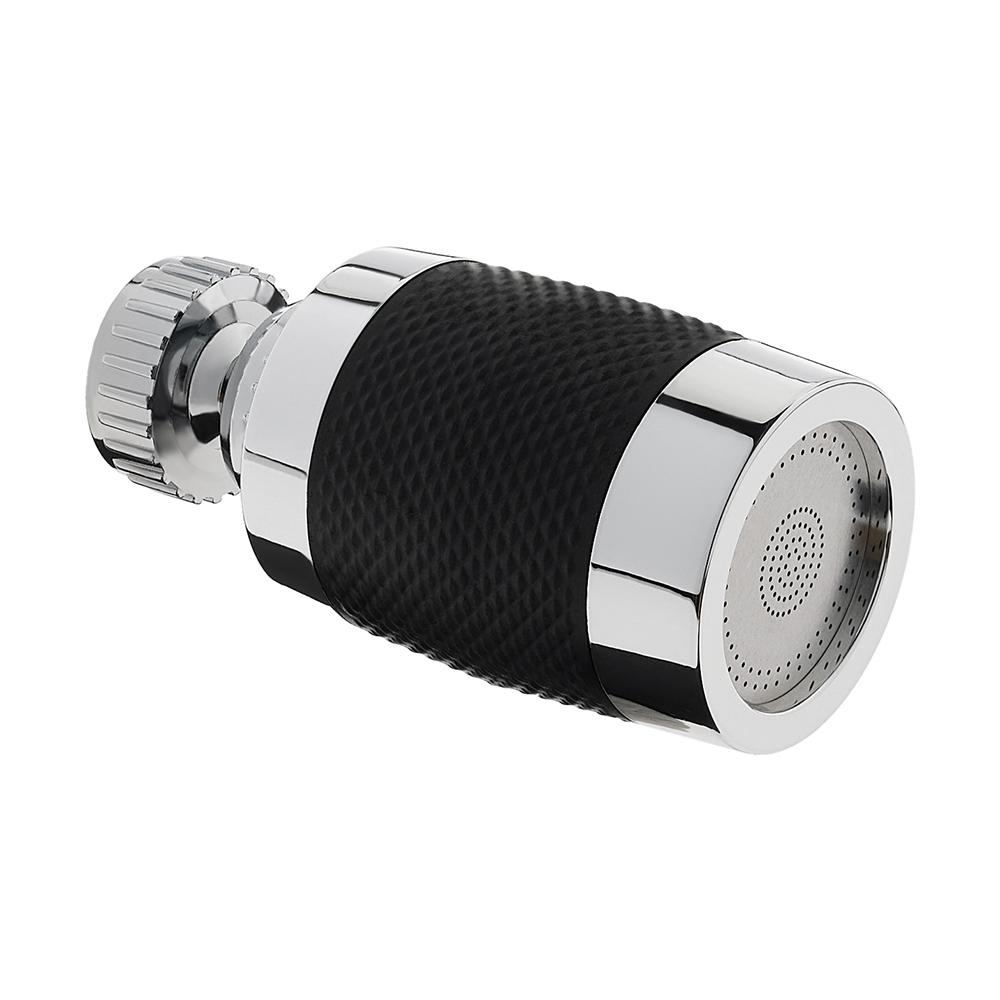 Аэратор-насадка для смесителя с фильтром, 2 режима, хром/черный - #2