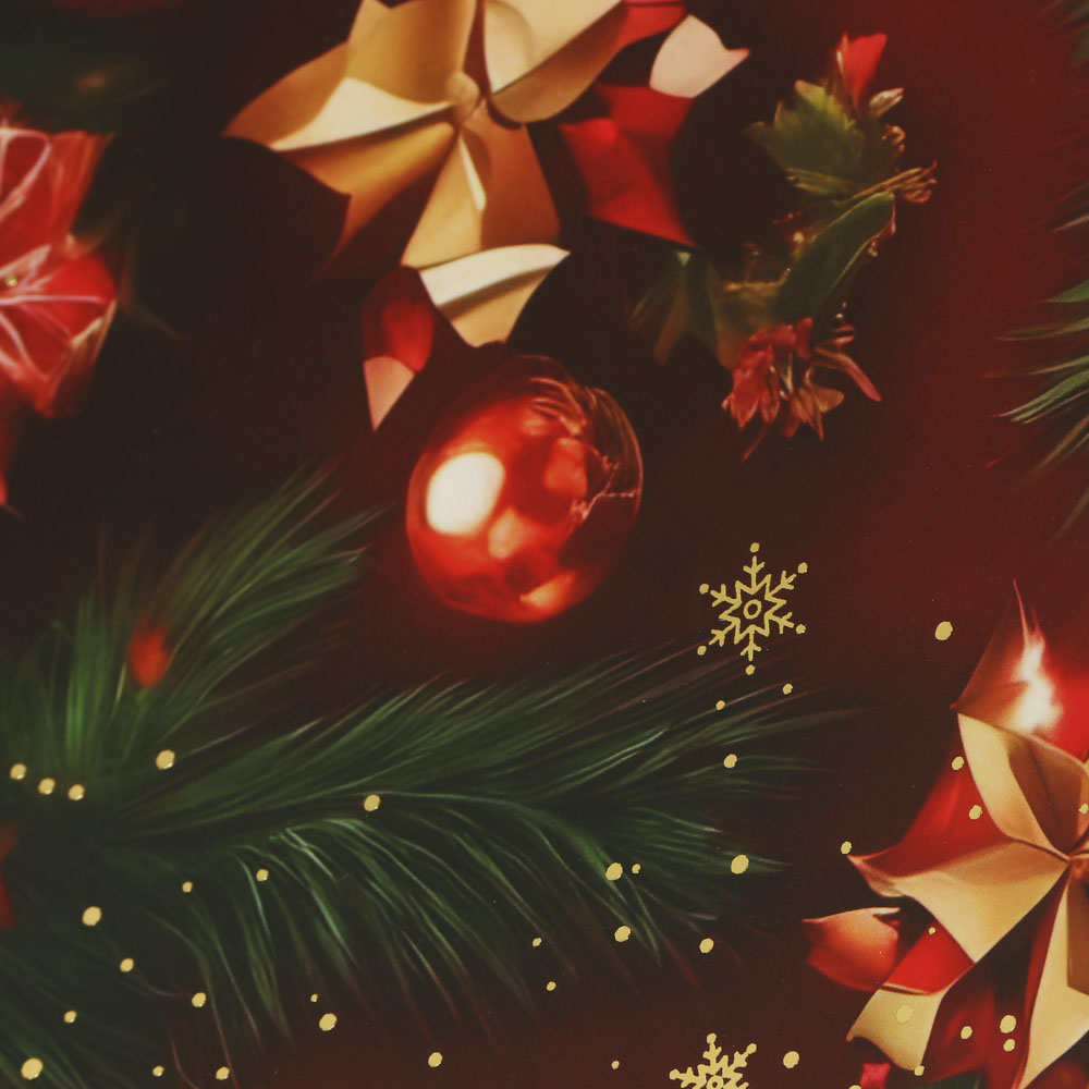 Пакет тм СНОУ БУМ подарочный, 26x32x10см, тиснение, бумага, арт.16, 4 дизайна - #3