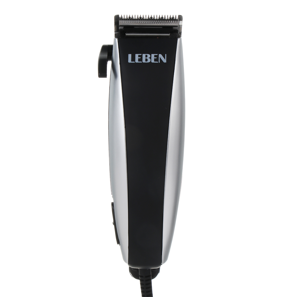 LEBEN Машинка для стрижки волос, 4 насадки: 3/6/9/12мм, питание 220В - #6