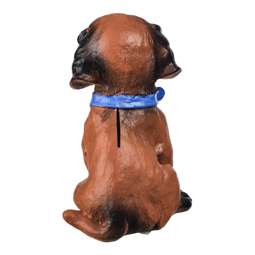 Копилка Пес с косточкой, 15x10x13 см, гипс - #5