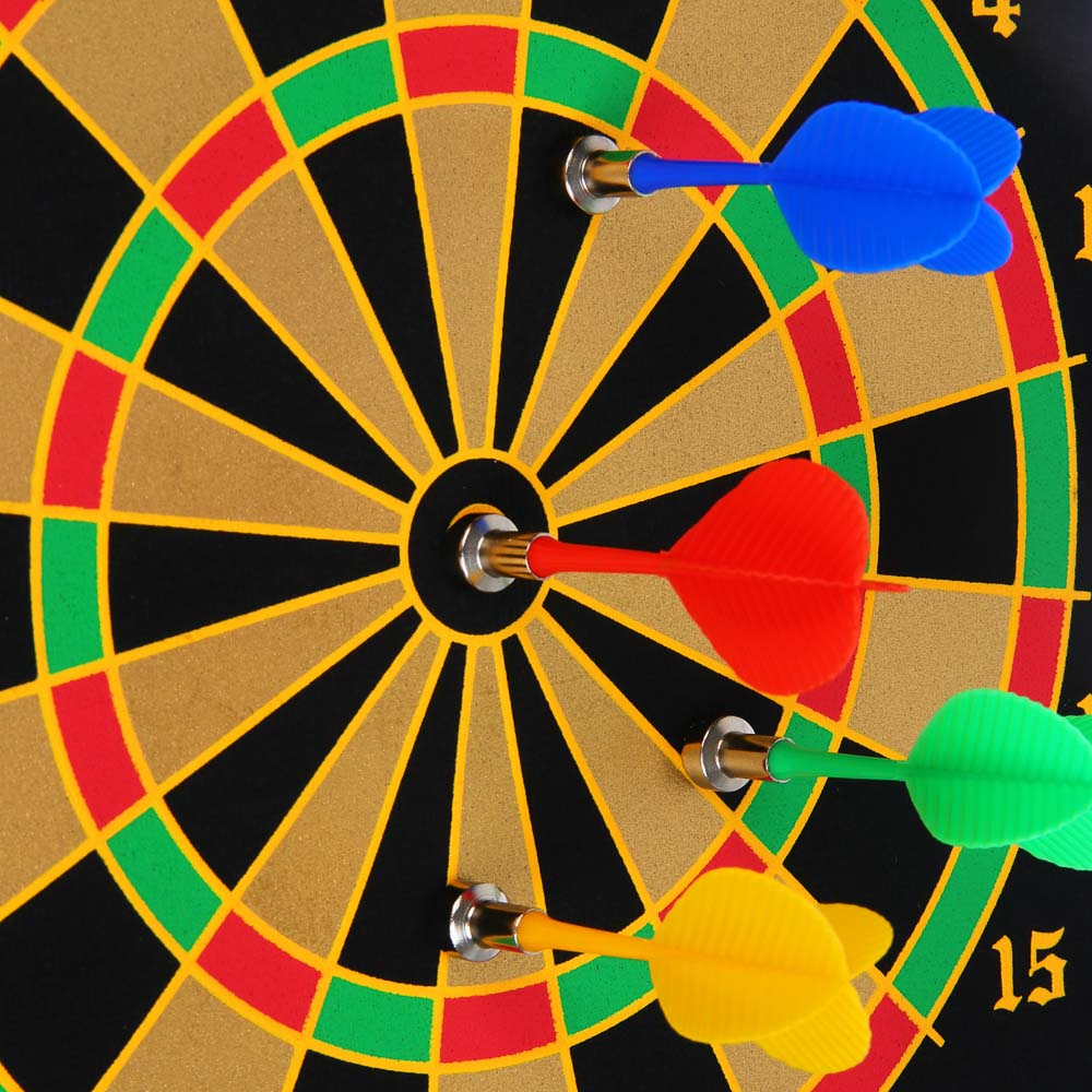 Дартс магнитный, 4 дротика, 35х28см, пластик, текстиль, магнит - #5